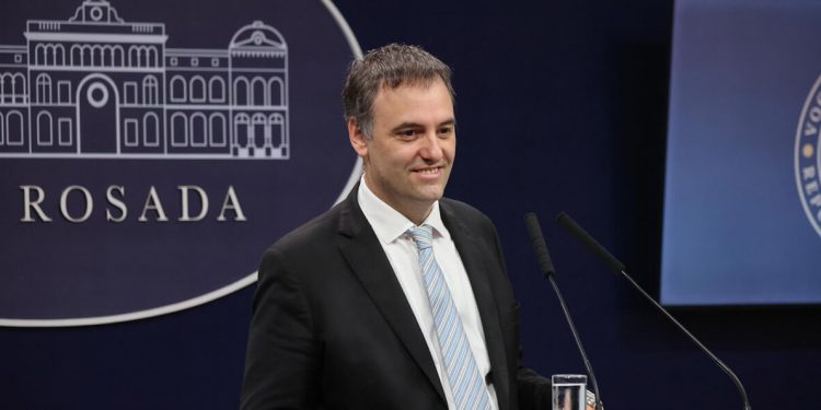 El portavoz presidencial, Manuel Adorni.