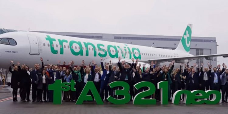 Primer A321neo de Transavia