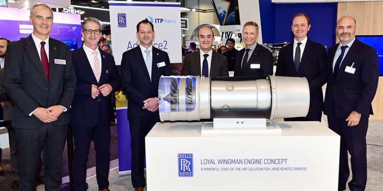 Rolls-Royce e ITP Aero desarrollarán el motor Wingman para drones de gran tamaño