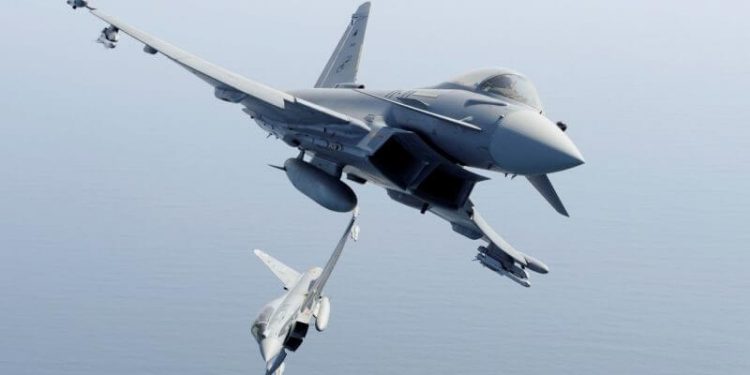 Seis Eurofighter participaron en el ejercicio Eagle Eye 24