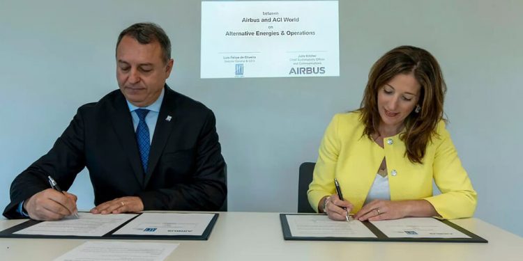 Airbus y ACI World firman un acuerdo para reducir el impacto ambiental de la aviación