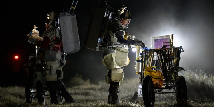 Astronautas de la Nasa simularon cuatro caminatas lunares en Arizona preparando la misión Artemisa III
