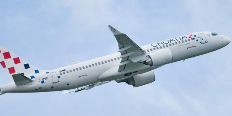 Croatia Airlines recibe su primer Airbus A220-300