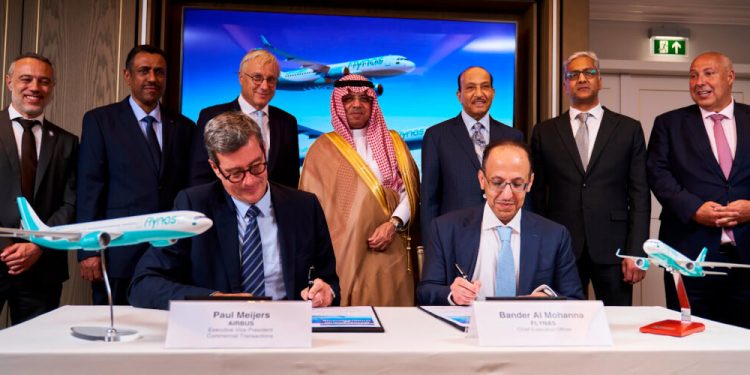 Flynas firma un pedido por 75 aviones A320neo más y otros 15 A330neo