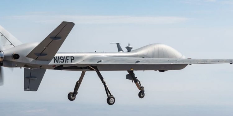 Primer vuelo de un MQ-9B SkyGuardian propulsado por un motor PT6