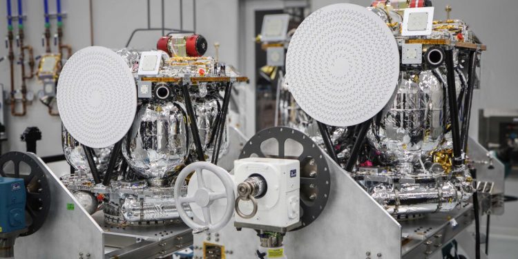 Rocket Lab completó la integración y prueba de dos naves espaciales para la misión ESCAPADE de la Nasa a Marte