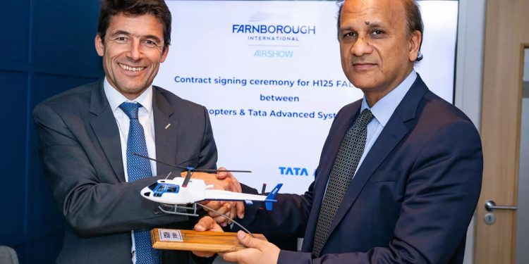 TASL y Airbus Helicopters establecen el ensamblaje final del H125 en India