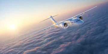 Concepto artístico del avión X-66 de Boeing