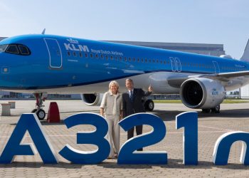 KLM recibe su primer avión Airbus A321neo