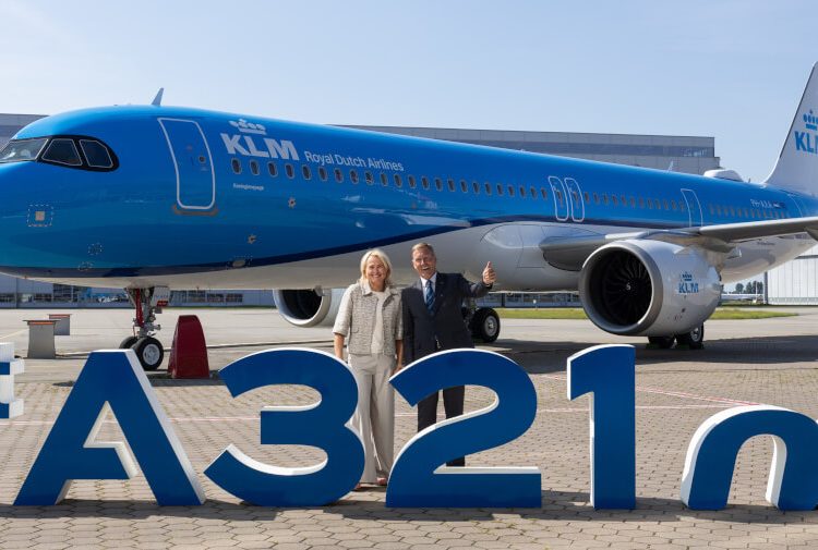 KLM recibe su primer avión Airbus A321neo