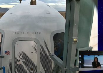 Blue Origin completa con éxito su misión tripulada NS-26