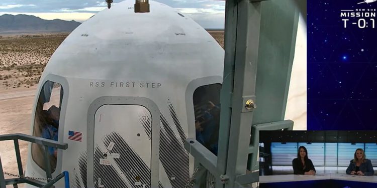 Blue Origin completa con éxito su misión tripulada NS-26