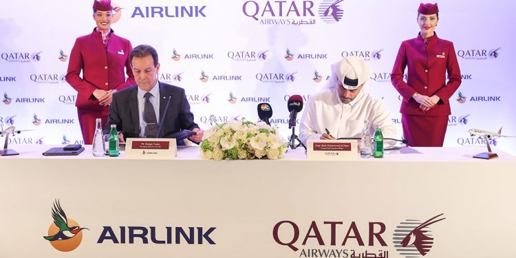 Qatar Airways adquiere el 25% de Airlink para fortalecer su presencia en África