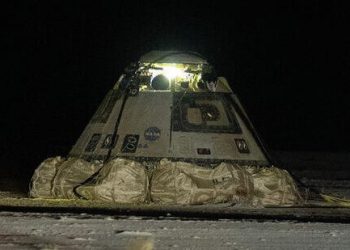 Aterrizaje de Starliner.