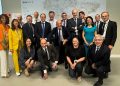 Enrique Maurer (ENAIRE),Iacopo Prissinotti (EUROCONTROL) y Frederic Guignier (DSNA) con sus equipos.jpg