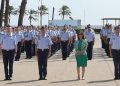 La ministra Robles conoce el Sistema Integrado de Entrenamiento en la Academia General del Aire