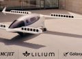 Lilium presentó su jet en el aeropuerto de Houston y firmó un acuerdo con Galaxy FBO
