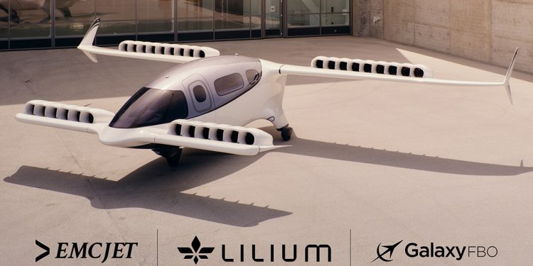 Lilium presentó su jet en el aeropuerto de Houston y firmó un acuerdo con Galaxy FBO