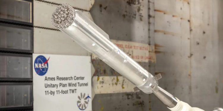 SpaceX prueba un modelo a escala del cohete Super Heavy en el túnel de viento de la Nasa