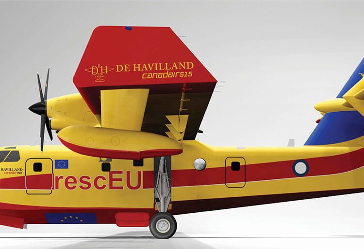 De Havilland Canada refuerza su compromiso con Europa con la producción de 22 nuevos aviones para combatir incendios