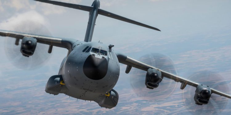 El A400M alcanza las 10.000 horas de vuelo en el Ejército del Aire y del Espacio