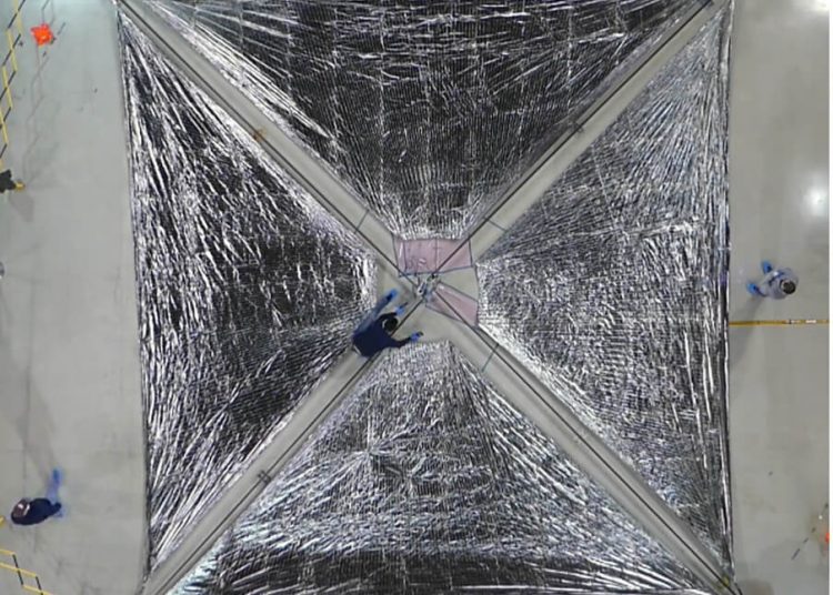 La Nasa utiliza la luz solar para impulsar la exploración del espacio profundo