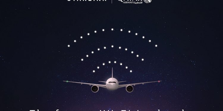 Qatar Airways opera el primer vuelo Boeing 777 del mundo equipado con Starlink