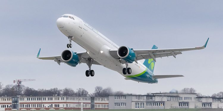 Aer Lingus recibió su primer avión Airbus A321XLR