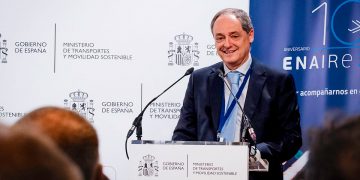 Enrique Maurer, director general de ENAIRE, en la Jornada Anual de Clientes