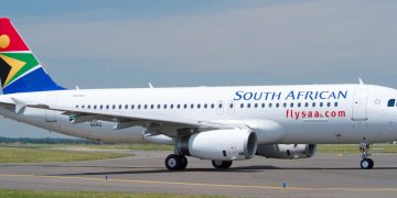 A320 de South African Airways