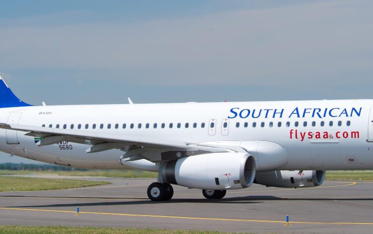 A320 de South African Airways
