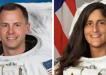Los astronautas de Nick Hague y Suni Williams