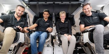 Presentada la tripulación de la cuarta misión de Axiom Space a la ISS