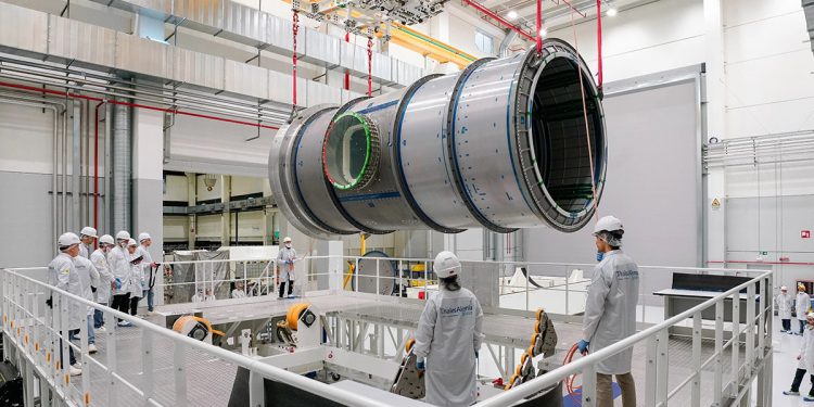 El módulo HALO de Gateway llega a Italia para su fase final de preparación