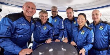 Jesús Calleja cumplió su sueño y voló al espacio a bordo del New Shepard de Blue Origin