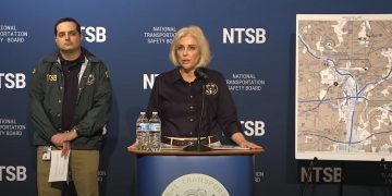La presidenta de la NTSB, Jennifer Homendy.