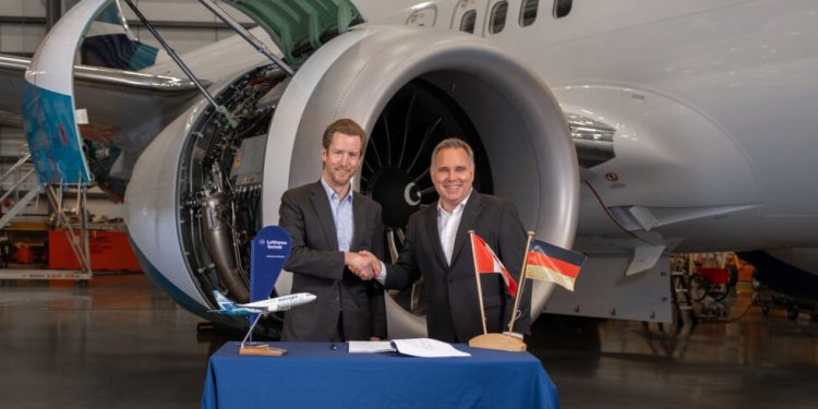 WestJet y Lufthansa Technik firman un acuerdo de mantenimiento de motores
