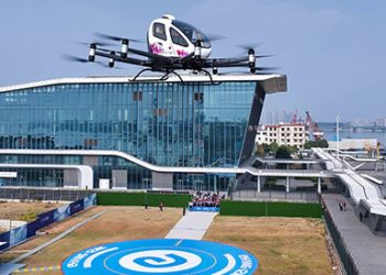 Dos filiales de la empresa china EHang obtienen certificados de la CAAC de operador aéreo del eVTOL EH216-S