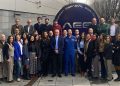El astronauta español Pablo Álvarez visitó en Sevilla la AEE