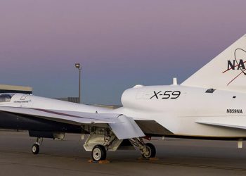 El avión X-59 de la Nasa