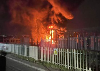 Incendio en Heathrow. Fuente: Brigada de Bomberos de Londres