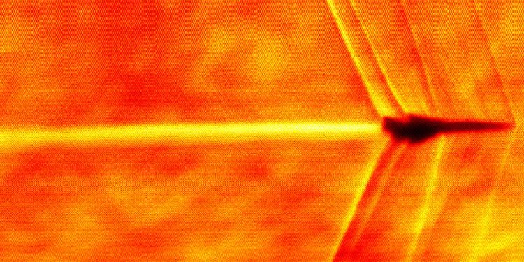 La Nasa fotografía las ondas de choque producidas por Boom Supersonic al romper la barrera del sonido