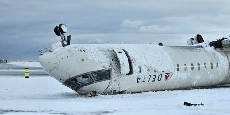 La TSB de Canadá publica su informe preliminar sobre el accidente del Bombardier en el aeropuerto de Toronto