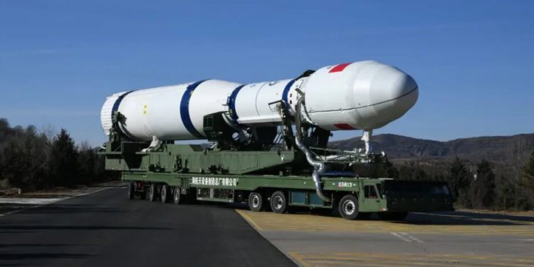 China lanzó al espacio el satélite Tianing-3A 02