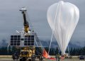 El globo de súper presión de la Nasa que transporta la carga útil HIWIND cruzó hacia Sudamérica