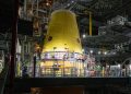 La Nasa integró con éxito el adaptador de la etapa del cohete lunar SLS de la misión Artemisa II