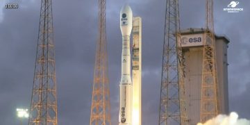 Un cohete Vega-C lanzó la misión Biomass de la ESA