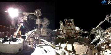 Astronautas chinos completaron sus trabajos fuera de la estación espacial Tiangong