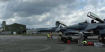 Seis aviones Eurofighter activan Eagle Eye 25-02 en el aeródromo militar de Santiago