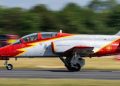 La Patrulla Águila jubila al Airbus C-101
